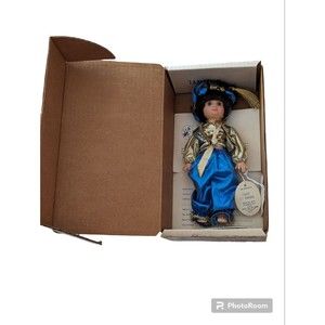 Dolls Jerri McCloud Raj Porcelain Doll 108007 Lil Darlings Collection 1980s Vtg